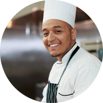 smiling chef